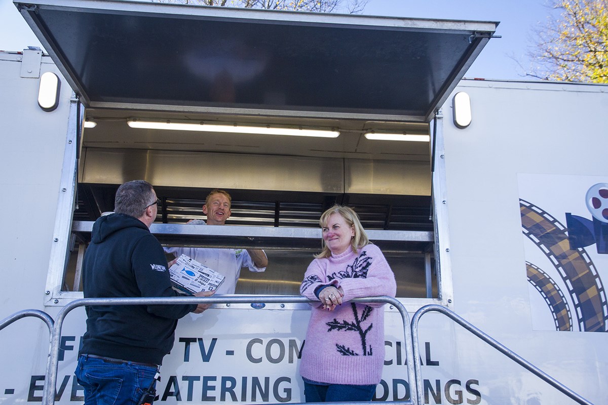 Reds Catering mini truck